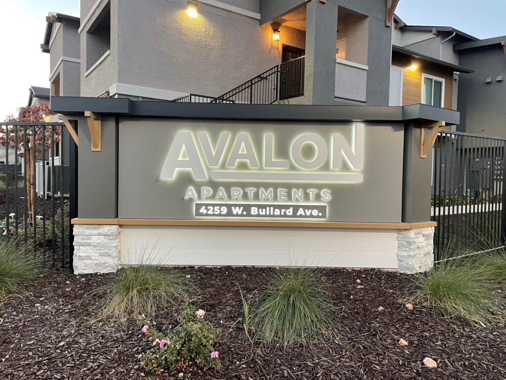 Avalon Apts Night Commercial Neon Inc